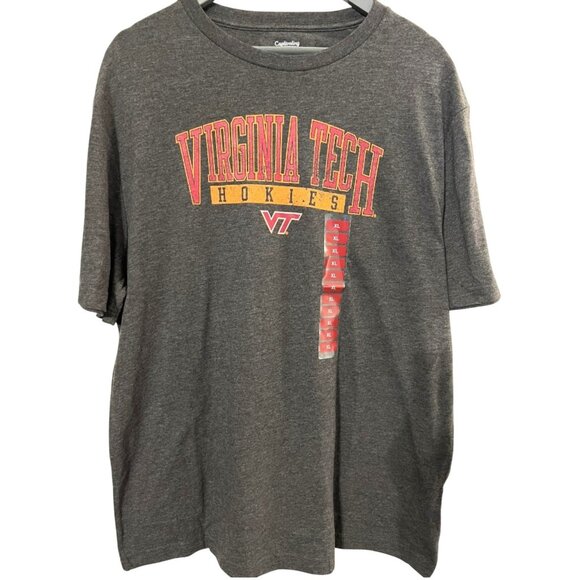 Virginia Tech Hokies Shirt Mens XL Gray NCAA Football Basketball Collegiate Tee - Picture 1 of 6